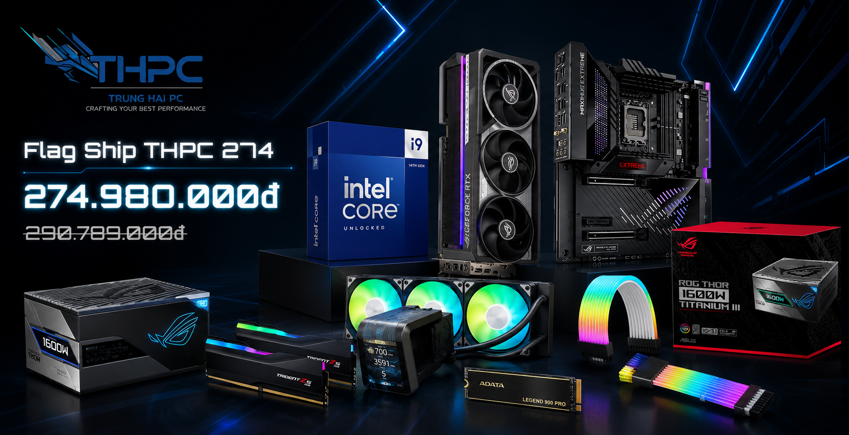THPC GRAPHICS 247 - I9 14900KF + RTX 5090 + Ram 64GB + SSD 4TB