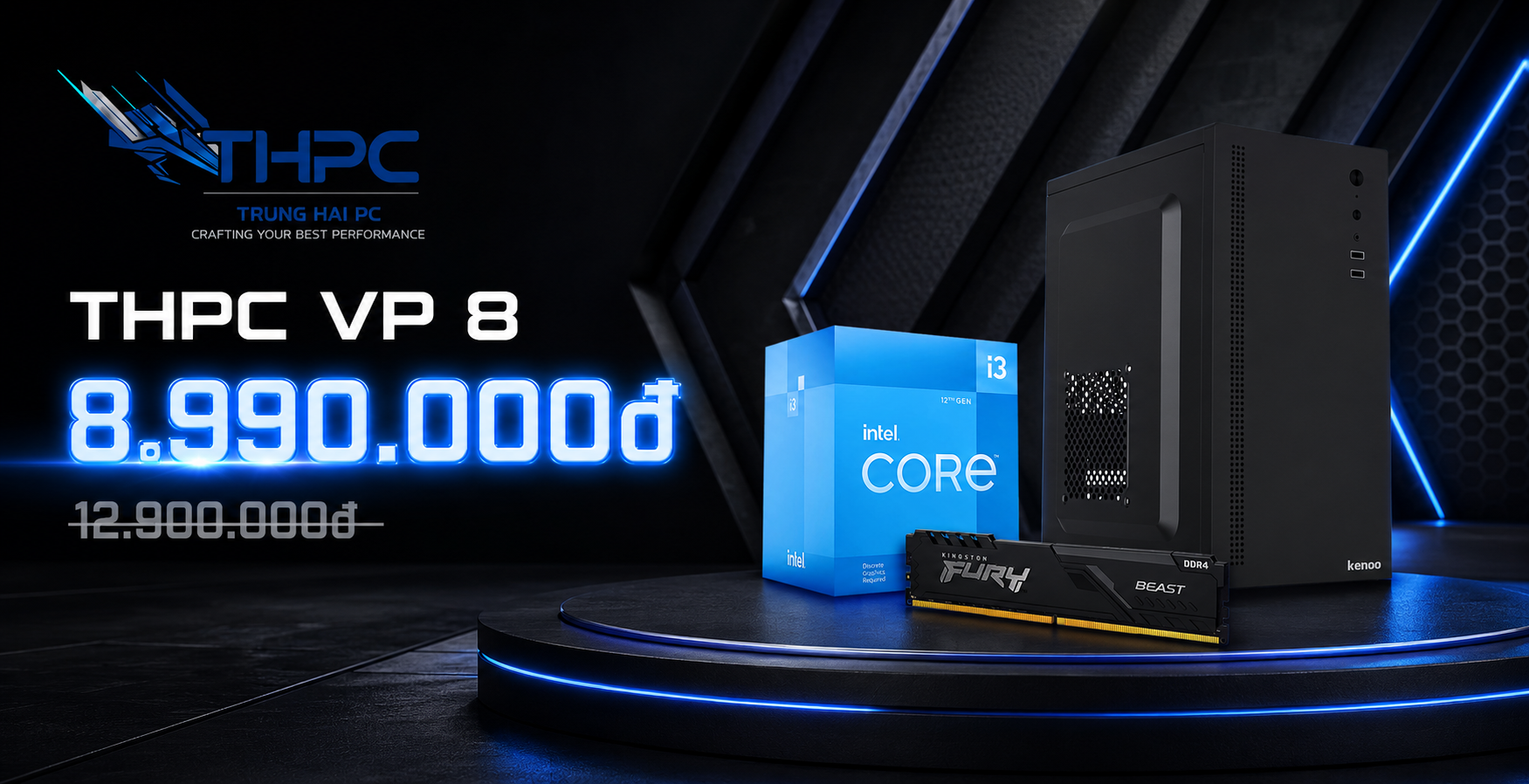 THPC VP 12 | I5 12400 + iGPU + 16GB RAM + SSD 512GB